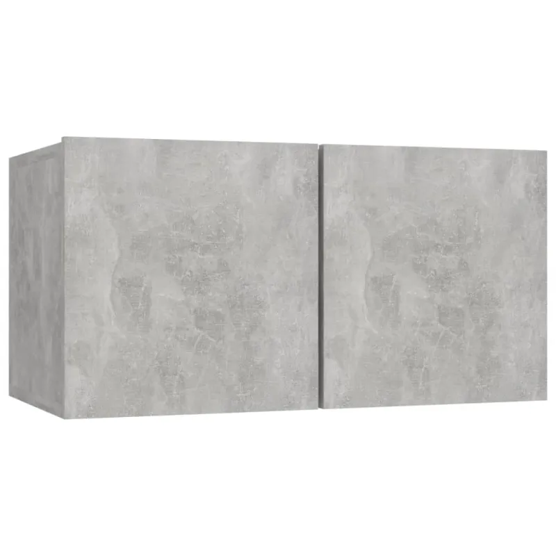 Televizoriaus spintelės, 4vnt., betono, 60x30x30cm, mediena