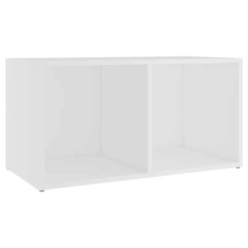 Televizoriaus spintelės, 2vnt., baltos, 72x35x36,5cm, mediena
