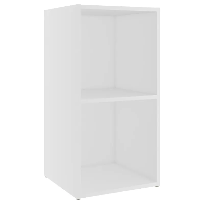 Televizoriaus spintelės, 2vnt., baltos, 72x35x36,5cm, mediena