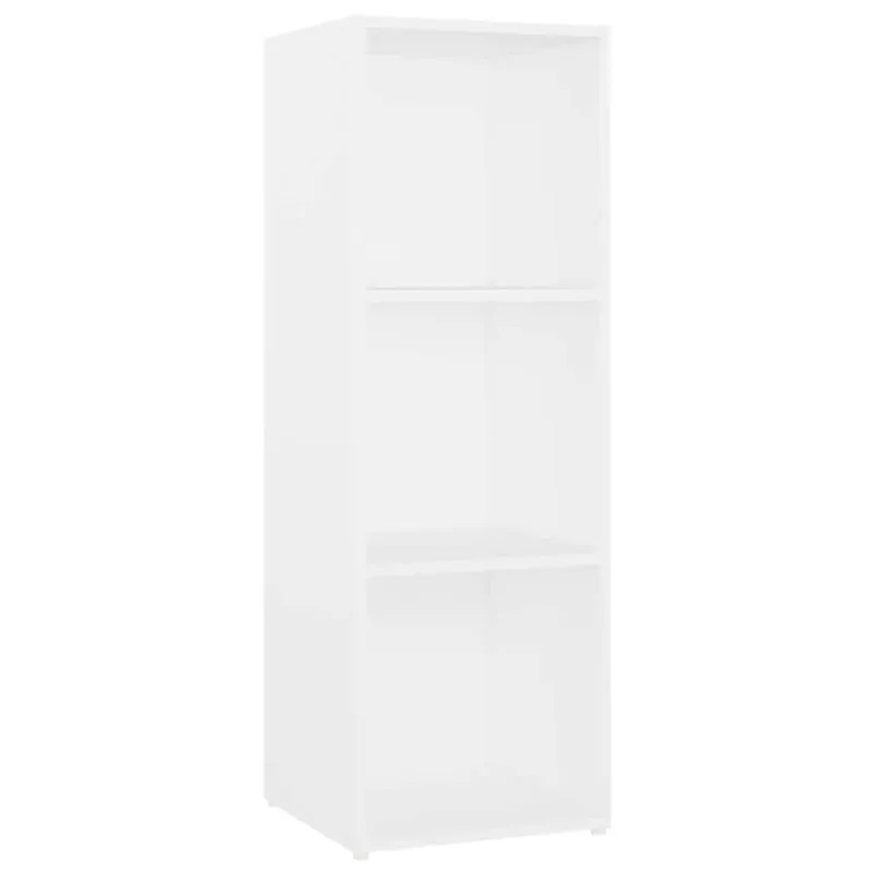 Televizoriaus spintelės, 2vnt., baltos, 107x35x37cm, MDP