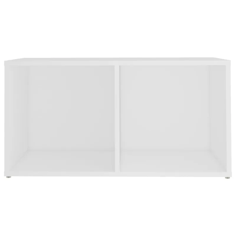 Televizoriaus spintelės, 2vnt., baltos, 72x35x36,5cm, mediena