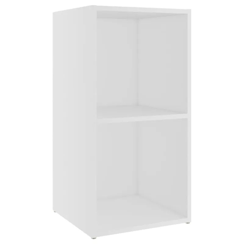 Televizoriaus spintelės, 2vnt., baltos, 72x35x36,5cm, mediena