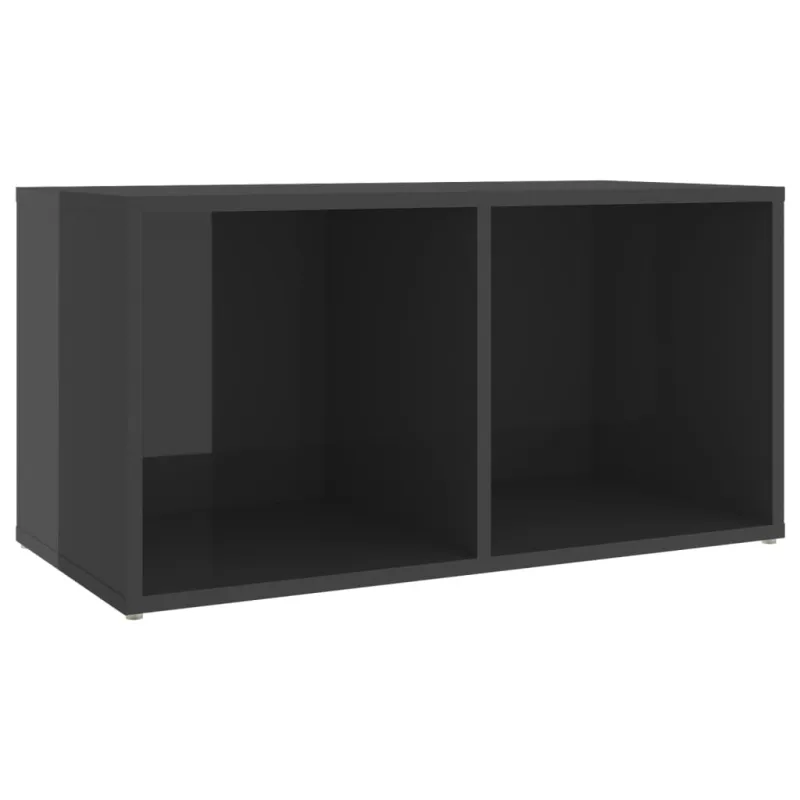 Televizoriaus spintelės, 2vnt., pilkos, 72x35x36,5cm, mediena