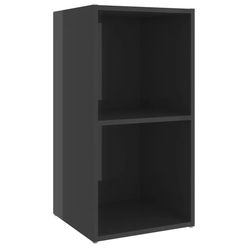Televizoriaus spintelės, 2vnt., pilkos, 72x35x36,5cm, mediena