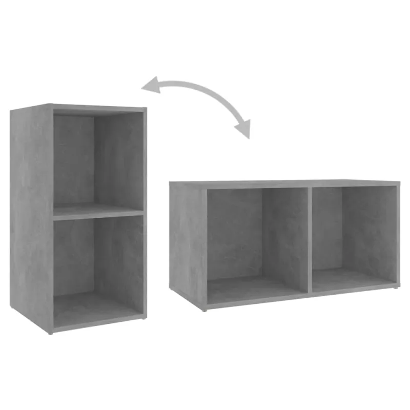 Televizoriaus spintelės, 4vnt., betono, 72x35x36,5cm, mediena
