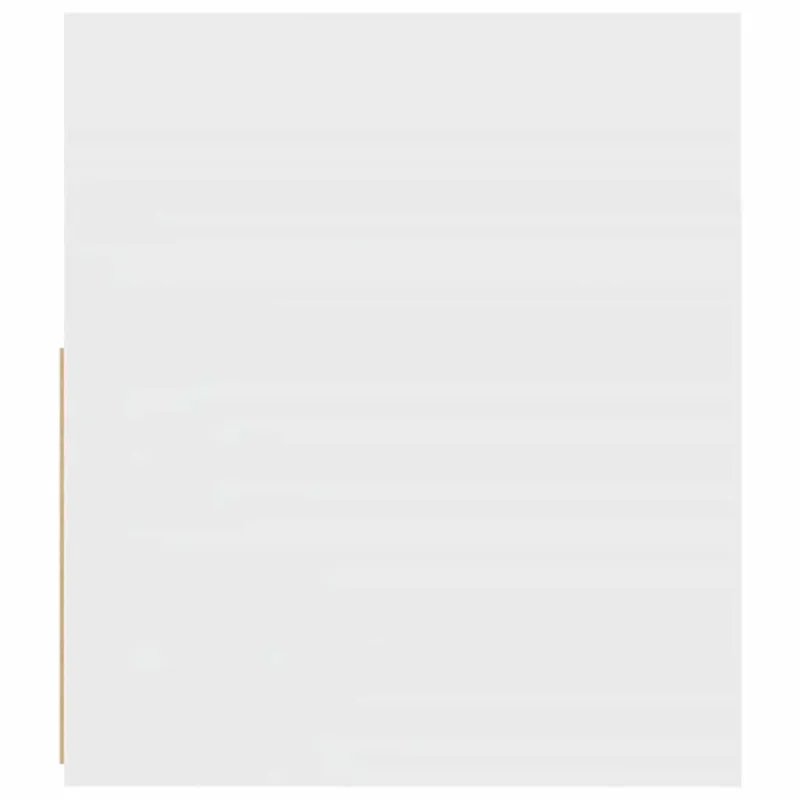 Naktinės spintelės su LED, 2vnt., baltos spalvos, 60x35x40cm