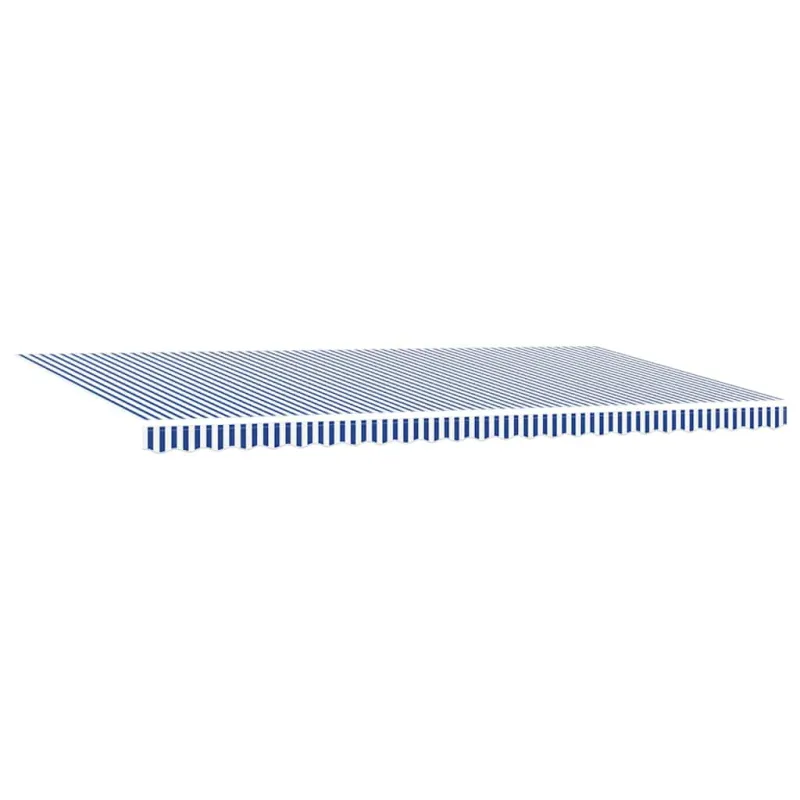 Ištraukiama markizė Mėlyna ir balta 600 × 300 cm