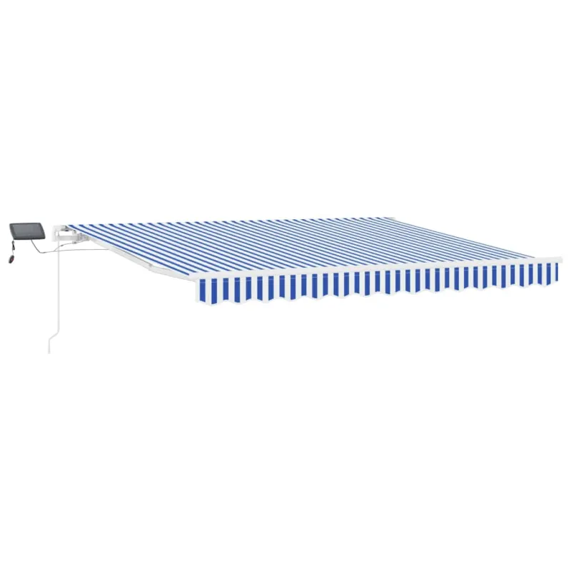 Ištraukiama markizė Mėlyna ir balta 350 x 250 cm