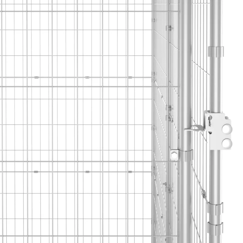 Lauko voljeras šunims, galvanizuotas plienas, 19,36m²