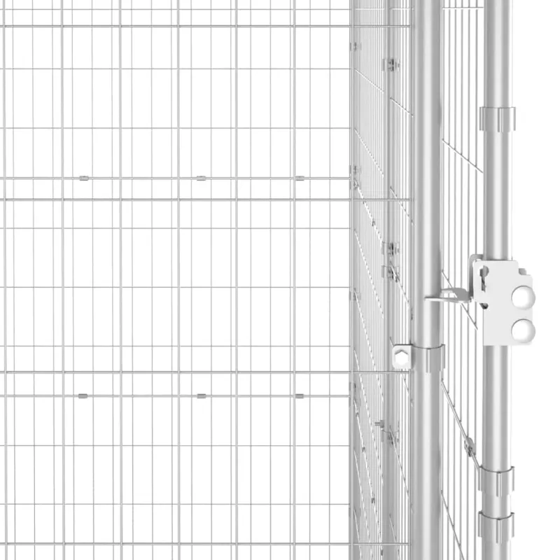 Lauko voljeras šunims, galvanizuotas plienas, 7,26m²