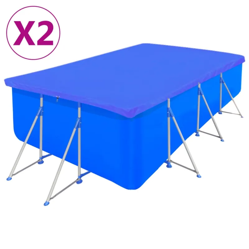 Baseino uždangalai, 2vnt., 400x207cm, PE, 90g/m², stačiakampiai