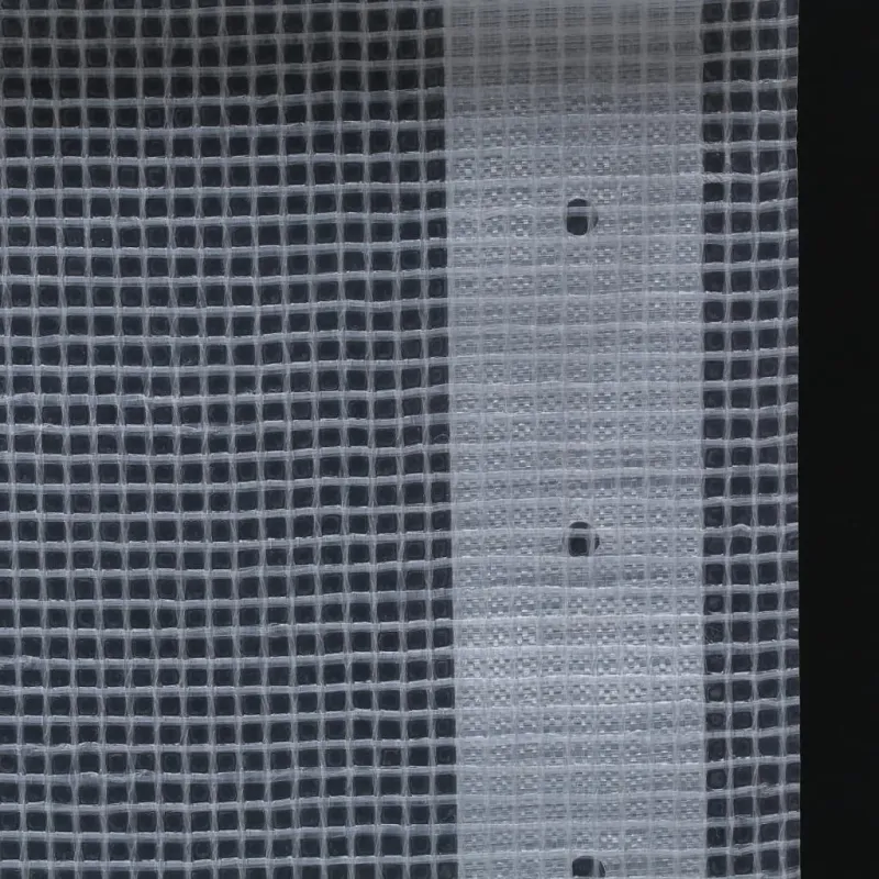 Leno tentai, 2vnt., baltos spalvos, 4x6m, 260g/m²