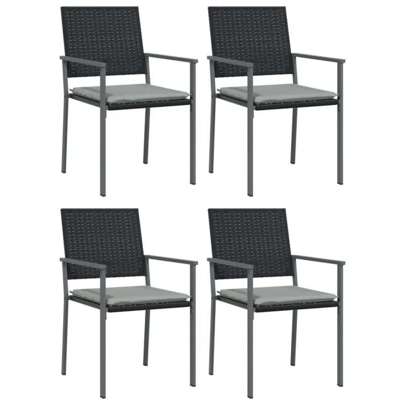 Soodekomplekti pehmuste ja padjanditega, 5-os osios, polirattane/teräs