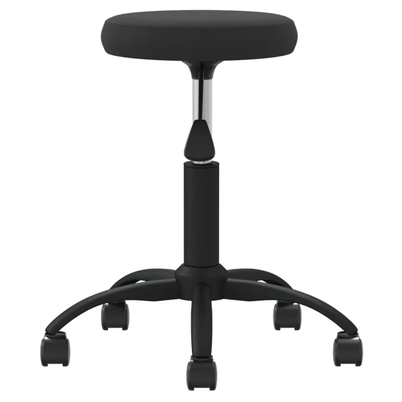 Masažuotojo kėdė, juodos spalvos, aksomas (333171)