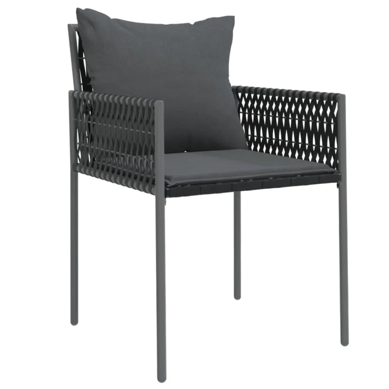 Soodekomplekti ja pehmusteet, 5 osaa, polyrattana/teräs