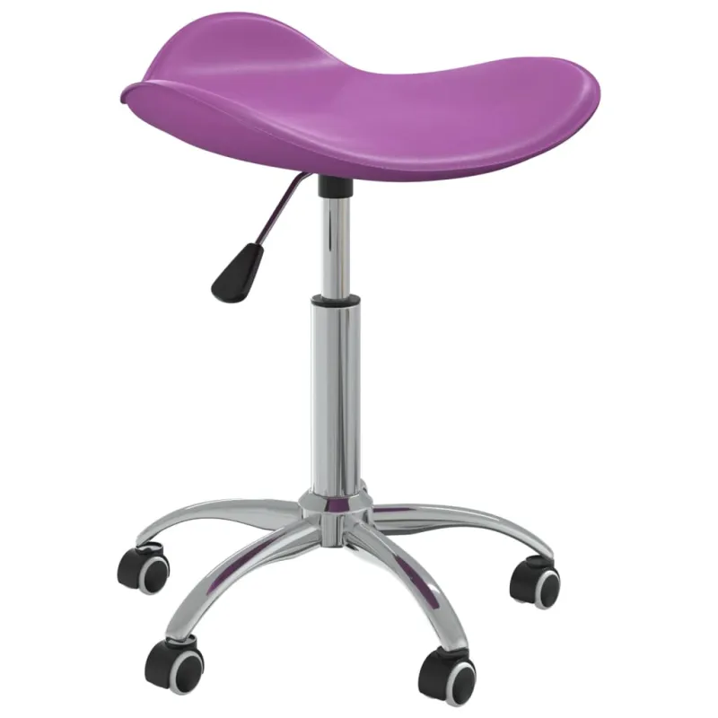 Biuro kėdė, violetinės spalvos, dirbtinė oda (323691)