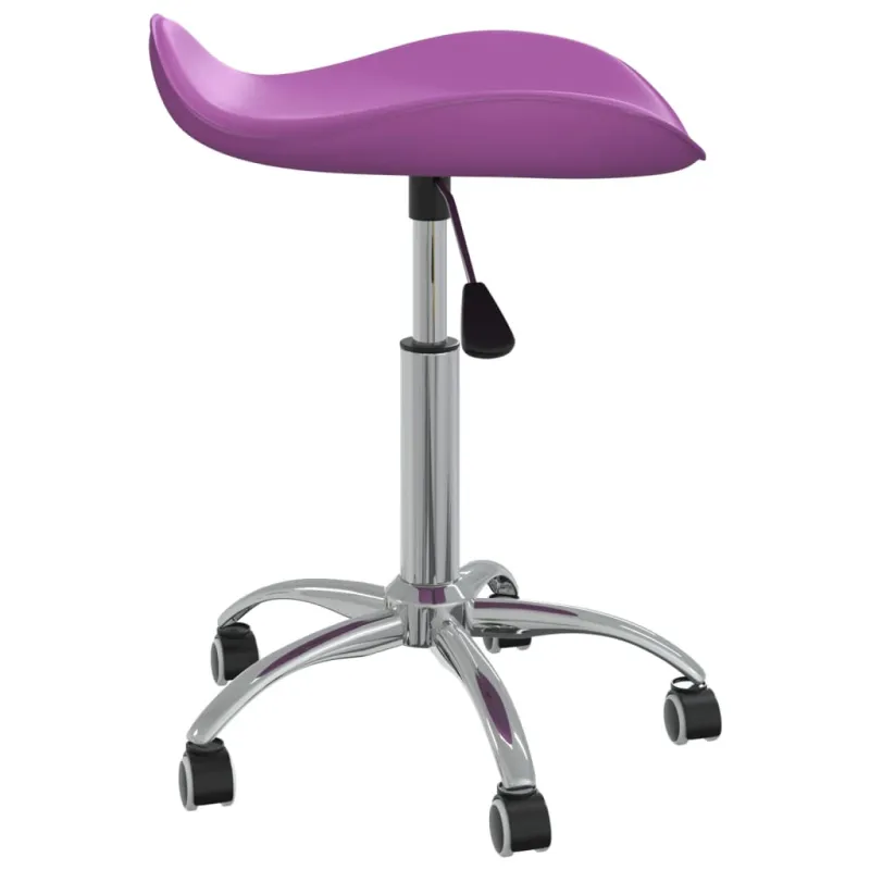 Biuro kėdė, violetinės spalvos, dirbtinė oda (323691)