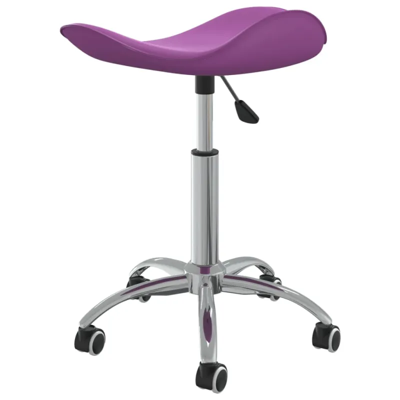 Biuro kėdė, violetinės spalvos, dirbtinė oda (323691)