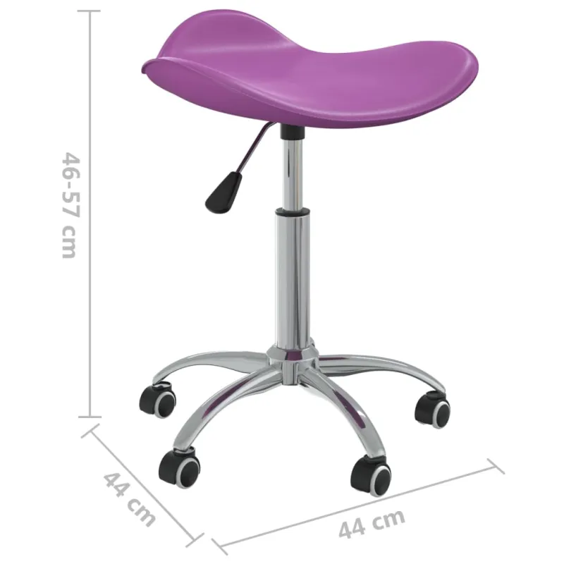Biuro kėdė, violetinės spalvos, dirbtinė oda (323691)