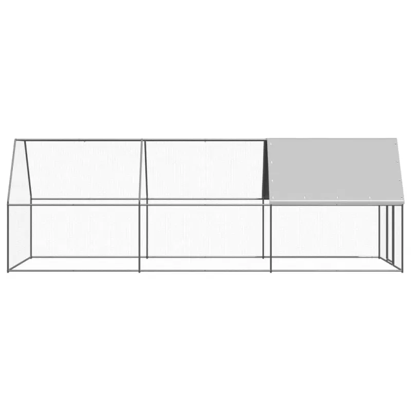 Lauko narvas viščiukams, 2x6x2m, galvanizuotas plienas
