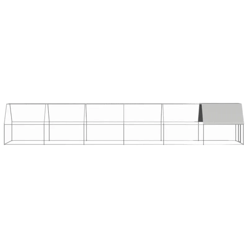 Lauko narvas viščiukams, 2x12x2m, galvanizuotas plienas