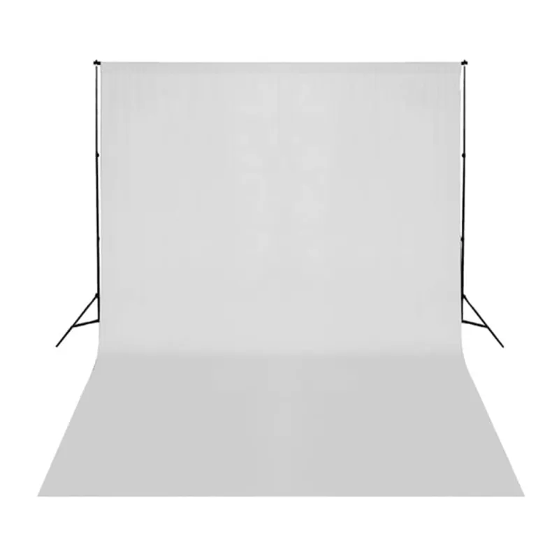 Fotostudijos rinkinys su šviestuvais, fonu ir reflektoriumi