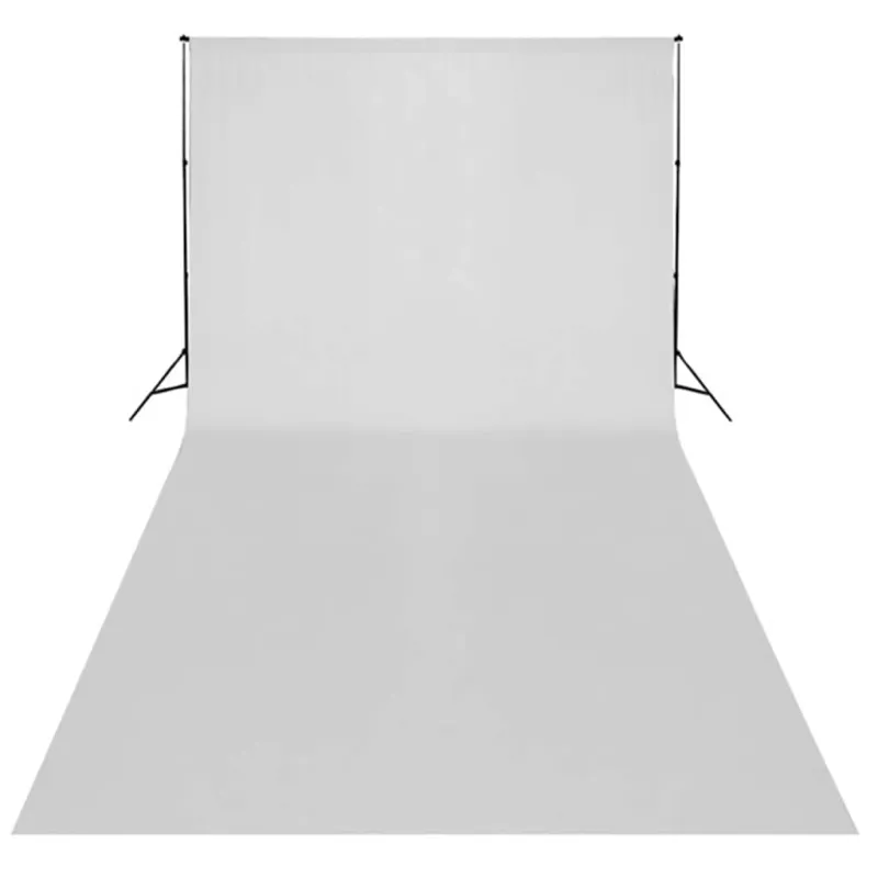 Fotostudijos rinkinys su šviestuvais, fonu ir reflektoriumi