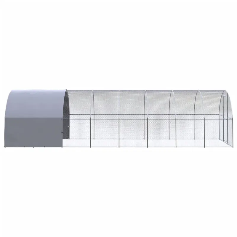 Lauko narvas viščiukams, 3x8x2m, galvanizuotas plienas