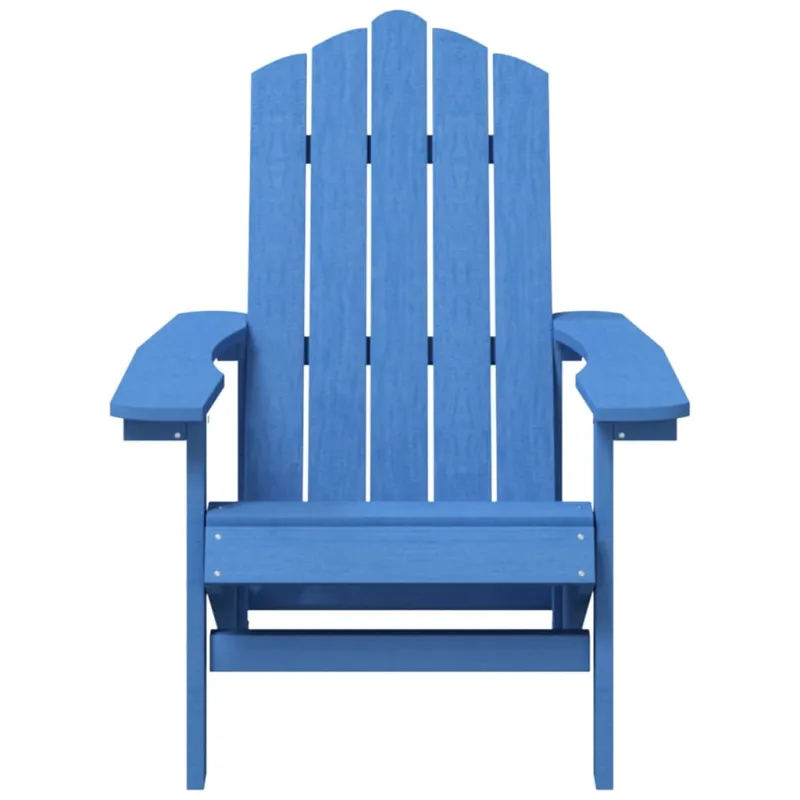 Sodo Adirondack kėdė su staliuku, mėlynos spalvos, HDPE