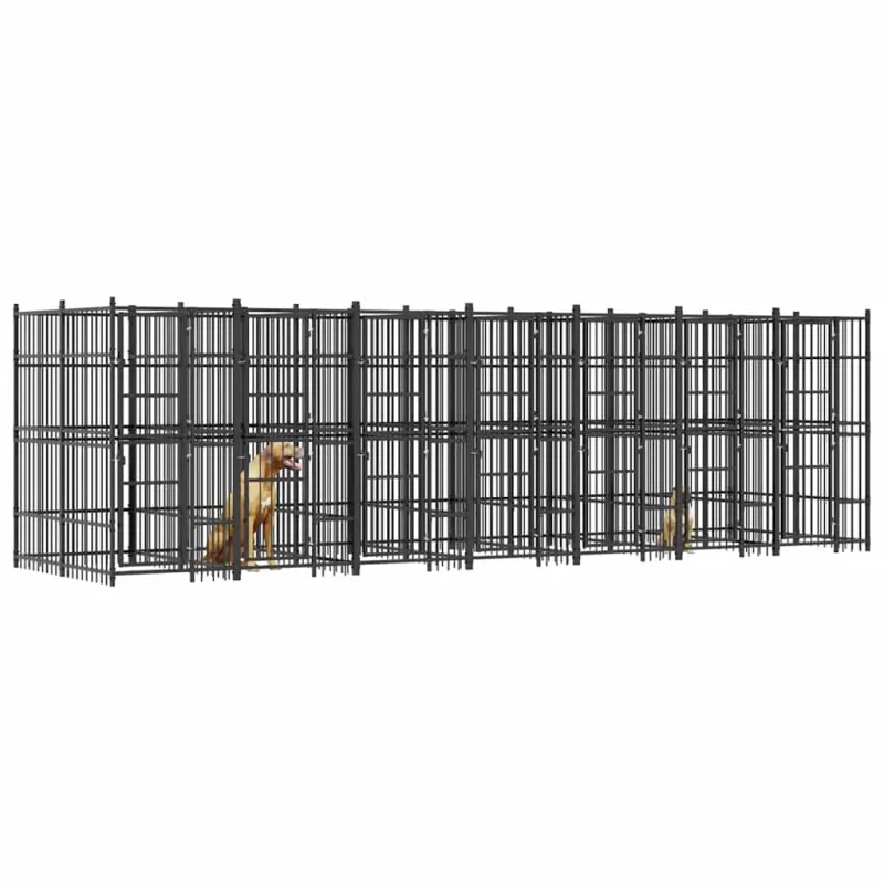 Lauko voljeras šunims, plienas, 12,9m²