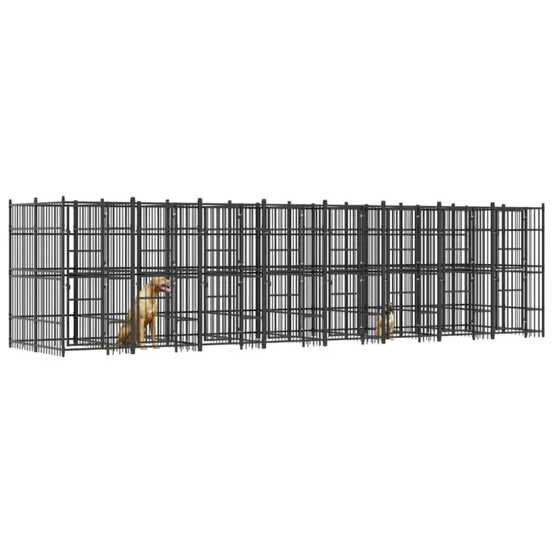 Lauko voljeras šunims, plienas, 14,75m²