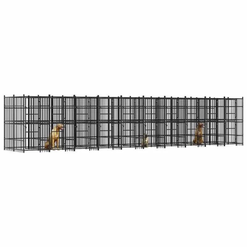 Lauko voljeras šunims, plienas, 18,43m²