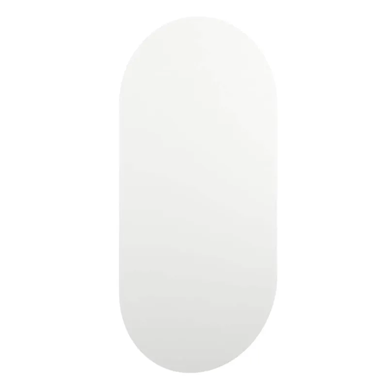 Veidrodis su LED lemputėmis, 60x30cm, stiklas, ovalo formos