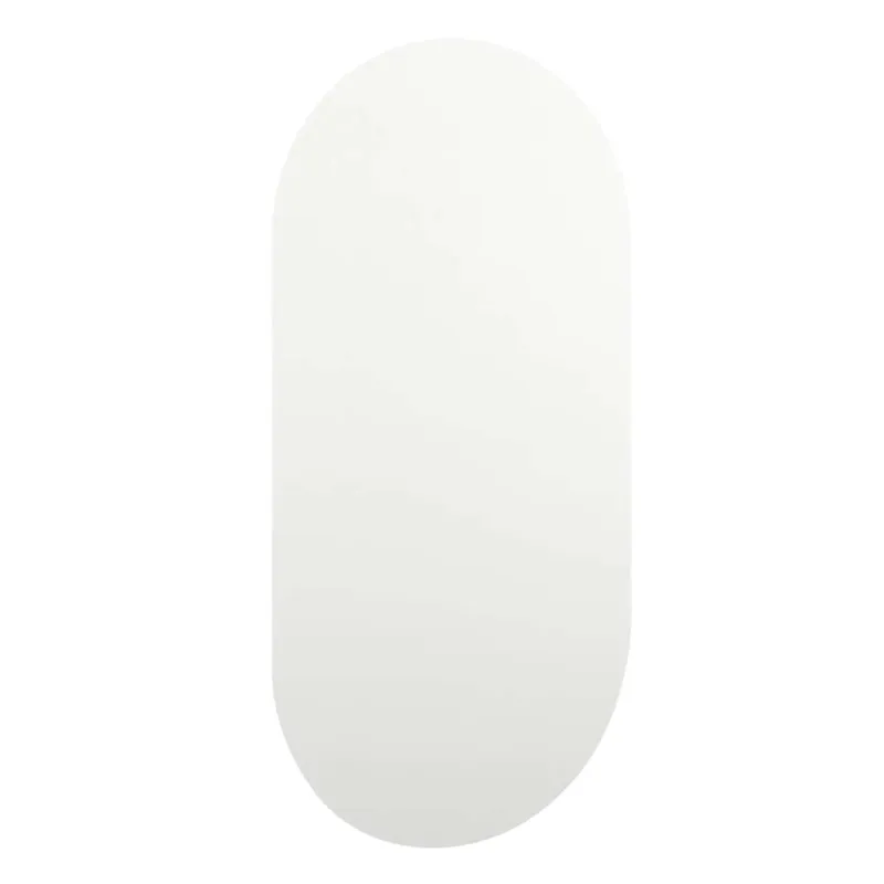 Veidrodis su LED lemputėmis, 80x40cm, stiklas, ovalo formos