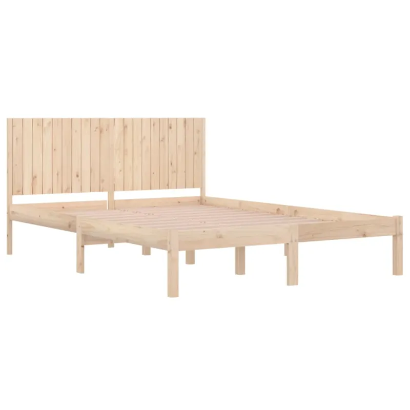 Lovos rėmas be čiužinio, 200x200cm, pušies medienos masyvas