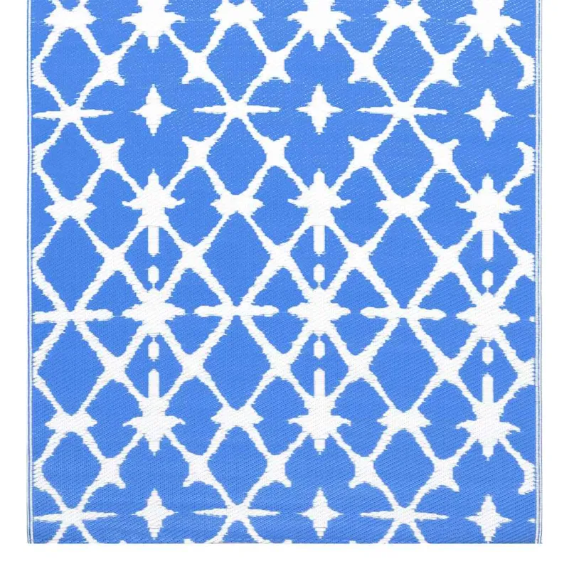Lauko kilimas, ARAKIL mėlynos ir baltos spalvos, 80x150cm, PP