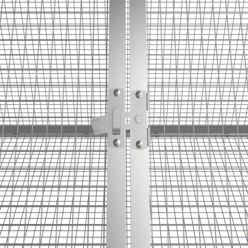 Triušių narvas, antracito, 403,5x80,5x71cm, plienas