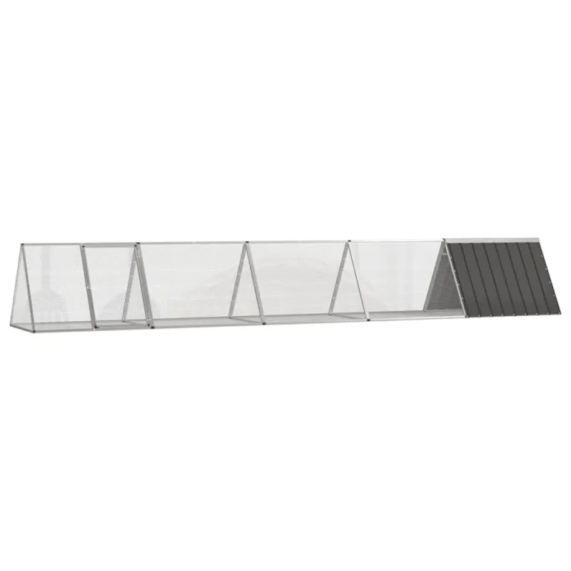 Triušių narvas, antracito, 504,5x80,5x71cm, plienas