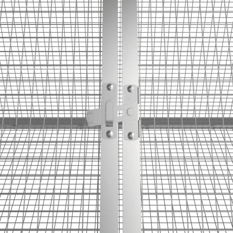 Triušių narvas, antracito, 504,5x80,5x71cm, plienas