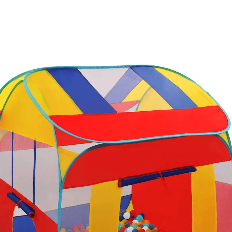 Žaidimų palapinė su 550 kamuoliukų, 123x120x126cm