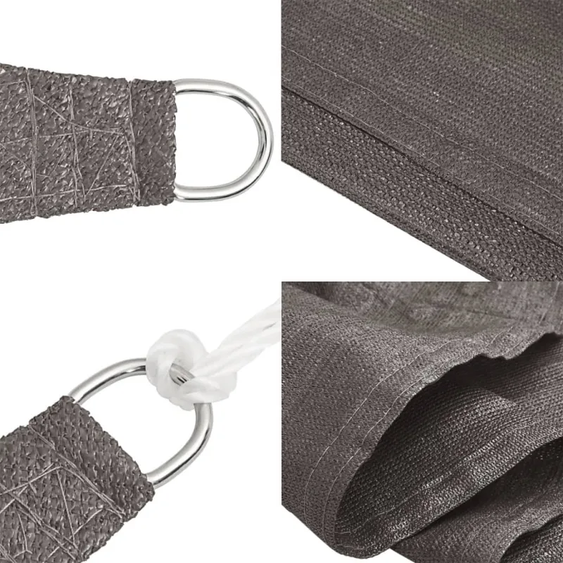 Uždanga nuo saulės, antracito spalvos, 3x5m, HDPE, 160g/m²