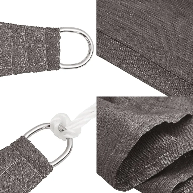 Uždanga nuo saulės, antracito spalvos, 6x7m, HDPE, 160g/m²