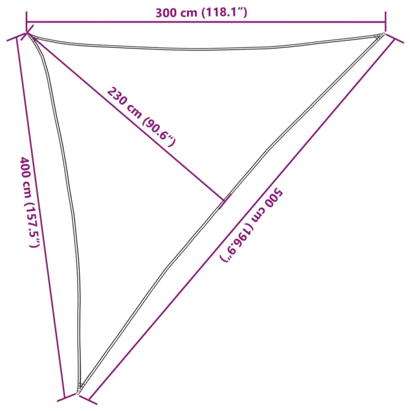 Uždanga nuo saulės, smėlio spalvos, 3x4x5m, HDPE, 160g/m²