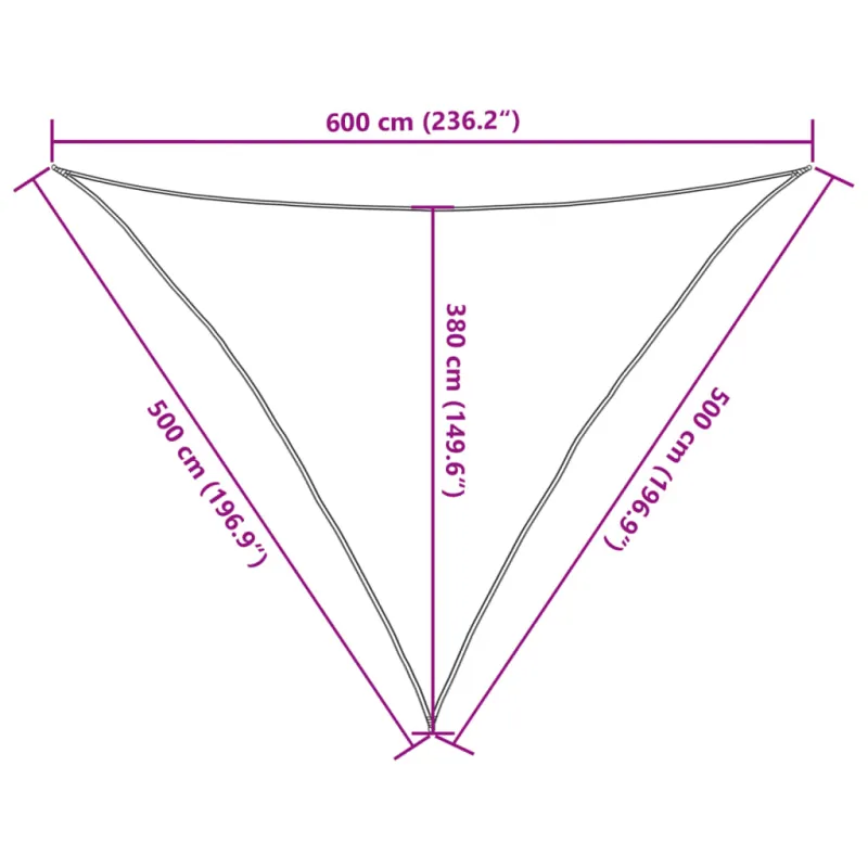 Uždanga nuo saulės, smėlio spalvos, 5x5x6m, HDPE, 160g/m²