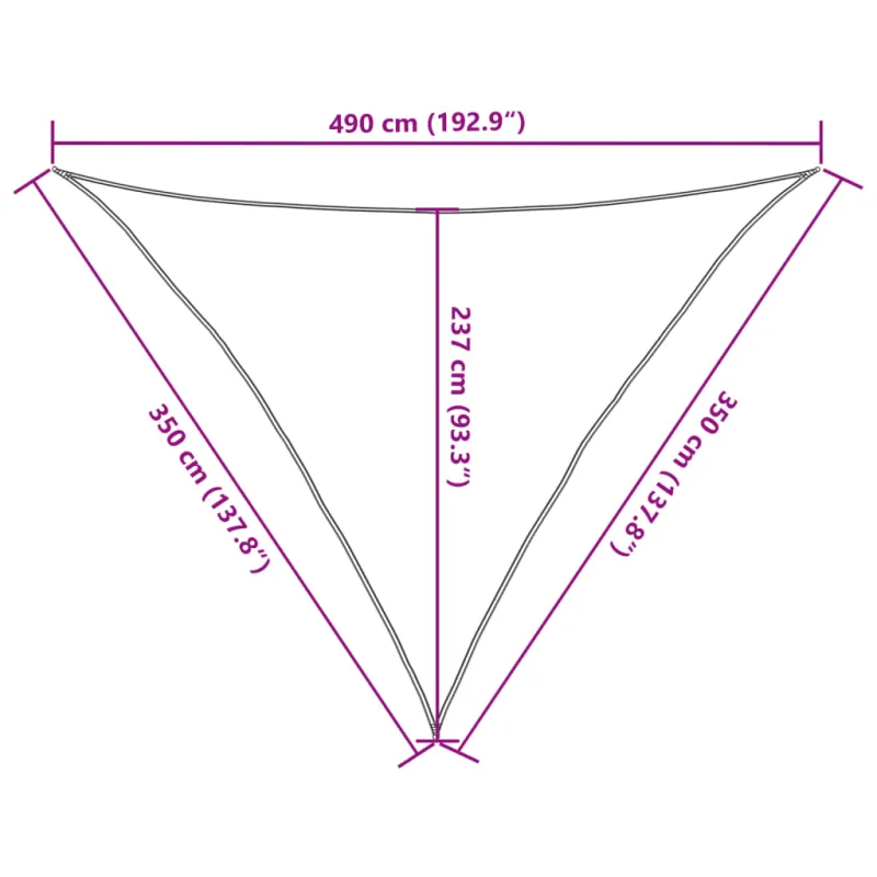 Uždanga nuo saulės, kreminė, 3,5x3,5x4,9m, HDPE, 160g/m²