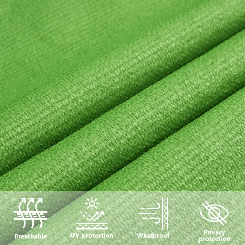 Uždanga nuo saulės, šviesiai žalia, 3x6m, HDPE, 160g/m²