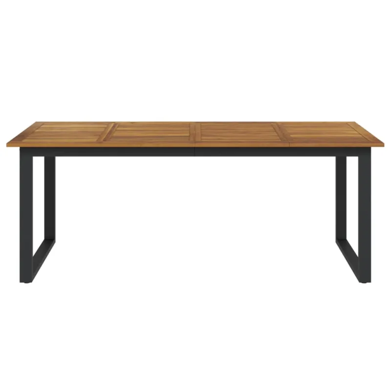 Sodintaso U-mallisilla jaloilla, 200x90x75 cm, akatsiavilpua