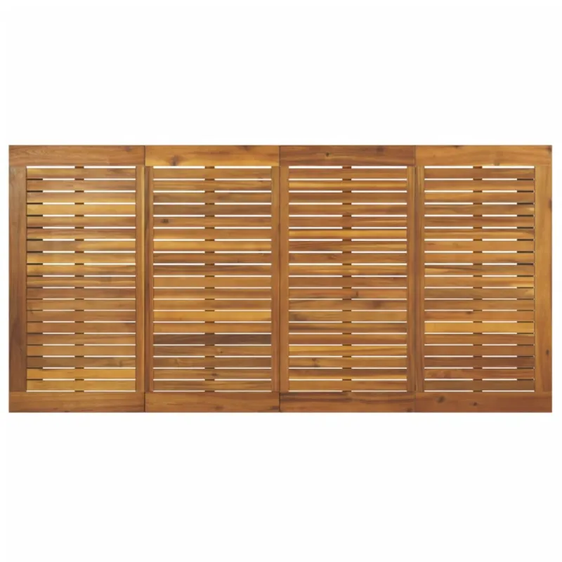 Sodintaso U-mallisilla jaloilla, 200x90x75 cm, akatsiavilpua
