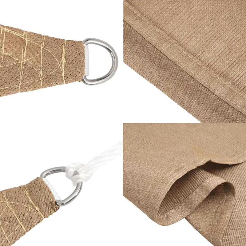 Uždanga nuo saulės, taupe spalvos, 2x4,5m, HDPE, 160g/m²