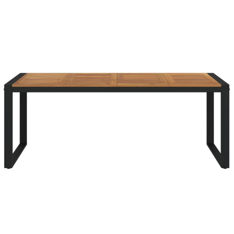 Sodo pöytätaso U-mallisilla jaloilla, 200x90x75cm, akatsiamäntyä